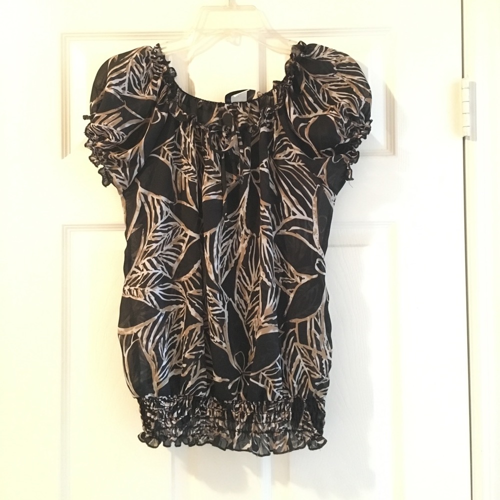 5/$25 Goddess Boho blouse Y2K  (Small)